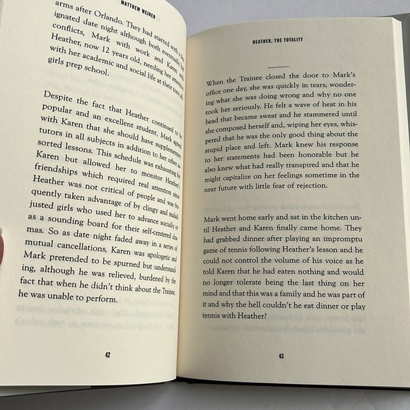 Heather, The Totality by Matthew Weiner Book Novel - Picture 10 of 10